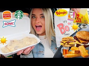 I Only Ate FAST FOOD BREAKFAST For 24 HOURS!!
