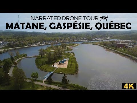 ⚜️ Matane, Québec 🌅✨ 4K Drone