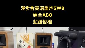 漫步者SW8长冲程8寸重低音炮音响组合A80蓝牙音箱！_哔哩哔哩_bilibili