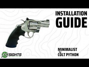 Minimalist Night Sight Installation - DIY - Colt Python