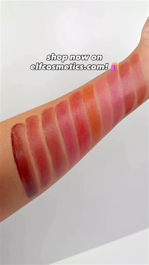 e.l.f. Cosmetics on Instagram: "This new fave is slick as e.l.f. 😉 NEW Glow Reviver Slipstick is now available on elfcosmetics.com and the e.l.f. app! 🫶 Why you’ll love it: 💄 Your fave lip oil, now in a stick! 💄 Glides on smooth with an irresistible, non-sticky feel 💄 Nourishing formula infused with Squalane, Shea Butter, and Jojoba Oil to hydrate, smooth and soften lips 💄 Juicy mango scent Available in 10 crave-worthy shades: 🍮 Cara-melt 🌷 Rose Latte 💌 Loveslick 💗 Pink-Me Energy 🍊 Ta