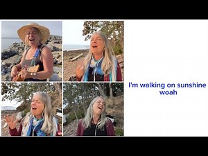 Walking On Sunshine (Katrina and the Waves)- learn to sing in harmony - full tutorial