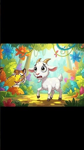 Smart Goat vs Tiger 🐐🐯 | Amazing Moral Story for Kids