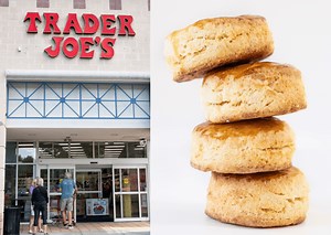Believe It or Not, Trader Joe's Pancake Mix Is the Secret To the BEST Shortcut Biscuits
