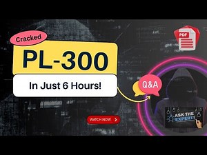 🚀Cracked PL-300 Exam in Just 6 Hours! | Microsoft Power BI Data Analyst | Complete Guide + Free PDF