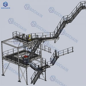 [Hot Item] Modular Industrial Staircase Systems Steel Structure Fabrication