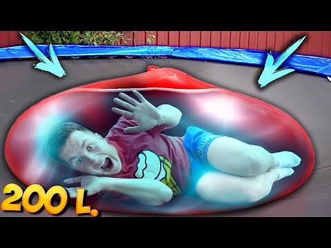 SUMBERGED inside a GIANT WATER BALLOON