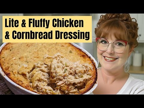 THE BEST Cornbread Dressing - Traditional Southern Chicken & Dressing Recipe