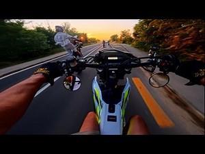 Husqvarna FE 501 Supermoto POV – FMF Sound & Street Ride [4K]“