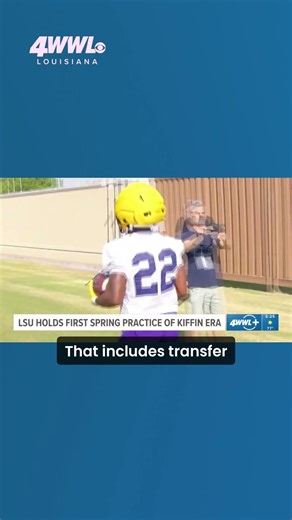 LSU holds first spring practice of Kiffin era
