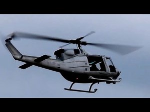 Modellflugzeug - Großer RC Hubschrauber im Einsatz