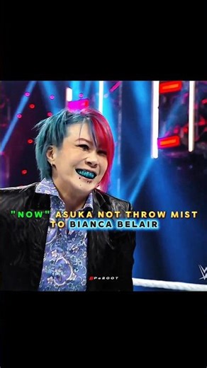 Throw Mist Attack To Bianca Belair 🤯। Now vs Then 💀#asuka #trending #shorts