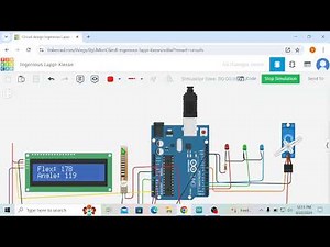 Arduino Flex sensor project for beginners | Tinkercad