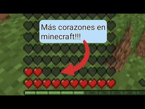 Como tener más salud en minecraft (Comandos)
