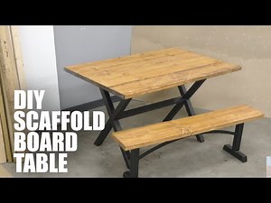 How to Build a Table and Bench Using Scaffold Boards| Innovate Project