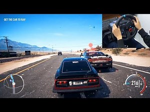 NFS Payback Abandoned Car 240z + Logitech g29 gameplay