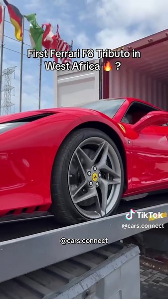 First Ferrari F8 Tributo in West Africa: An Unmatched Ride