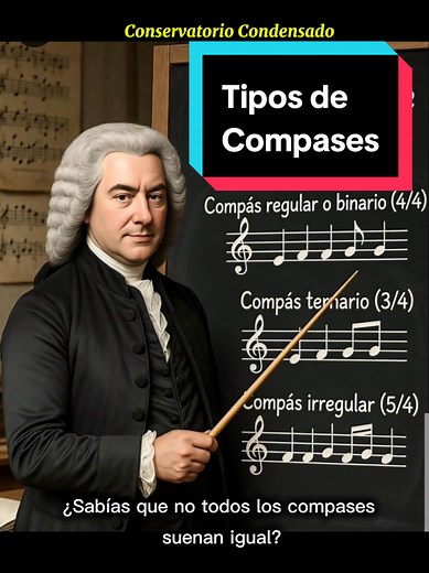 Tipos de compás: binario, ternario e irregular