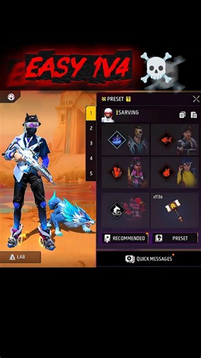 Best Character Skill Combination For CS Rank🥵420 HP🔥#freefireshorts#freefire#shorts