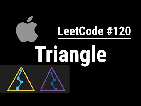 Triangle - LeetCode #120 with Python, JavaScript, Java and C++