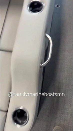 See Barletta "Lusso" Pontoon Tri-Toon In-Floor Storage #barlettaboats #familymarine