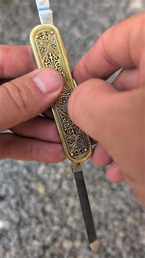 The Craftsmanship in This German Brass Lobster Knife Is Insane #shorts #vintage