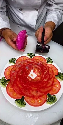 The five-star chef elevates everyday fruits and veggies into gorgeous art pieces!