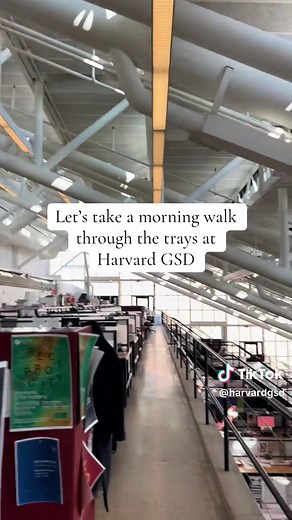 Morning Walk Through Harvard GSD Trays