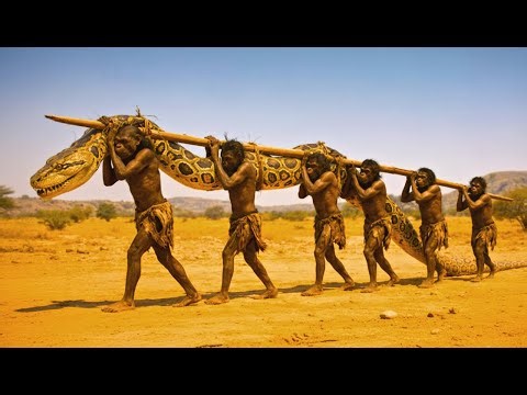Life 3.2 Million Years Ago | Giant Python vs Early Humans Seconds From Death