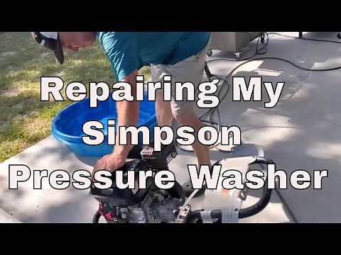 Repairing My Simpson Pressure Washer