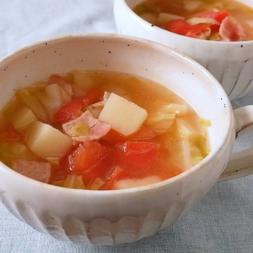 簡単 トマトで作るミネストローネ 作り方・レシピ | クラシル