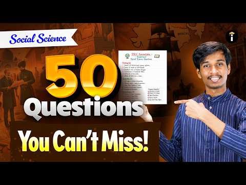 50 Must-Know Social Science Questions for SSLC You Can’t Skip! 🎯💯