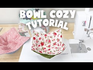 🌸How to sew a BOWL COZY in 15 minutes✂️Beginner friendly sewing tutorial