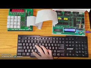 MP LAB 7. Interfacing 8279 with 8086 for static display