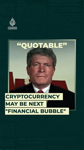 24K views · 183 reactions | Richard Painter, an American lawyer, says why it’s risky for American politicians, including Donald Trump, to invest in cryptocurrencies, which are poorly regulated in the US. | Al Jazeera English | Facebook