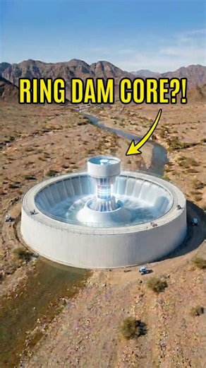 Circular Ring Dam?! 😳💧 Power at the Core