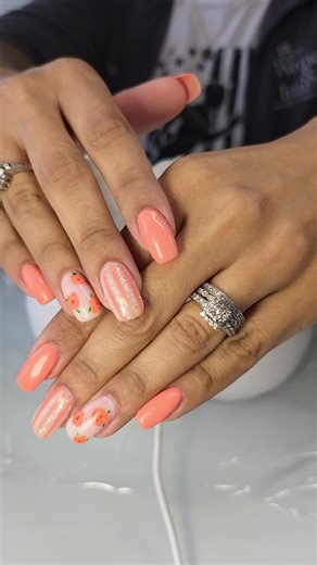 Gorgeous Spring Flower Nail Designs