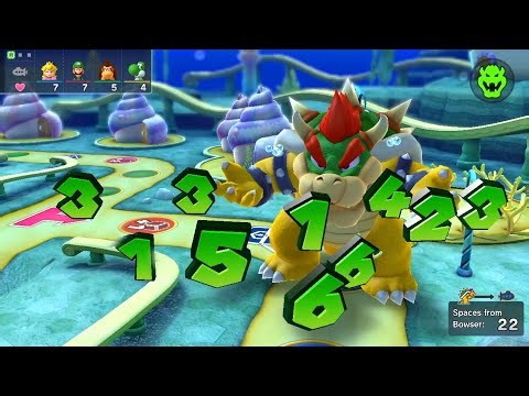 EPIC Mario Party 10: Bowser Party - Whimsical Waters (Peach, Luigi, Donkey Kong, Yoshi vs. Bowser)