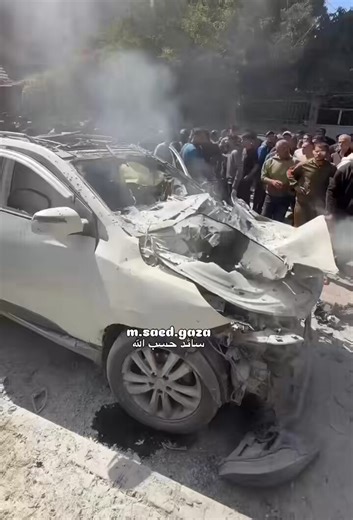 🚨 BREAKING: Four Palestinians were killed in an Israeli airstrike targeting a civilian vehicle in western Gaza City: Eyad Al-Shanbari, Salah Al-Shanbari, Shaaban Ayesh, and child Khaled Naeem Abu Nahl.