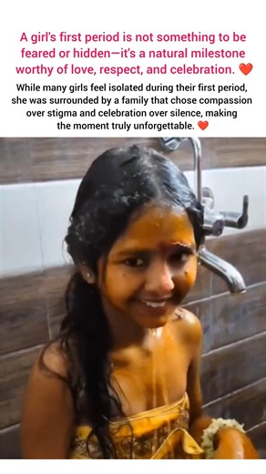 ❤️ A Heartwarming First Period Celebration by Her Family