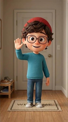He Just Waved…#animation #cute #shorts #3d #cartoon