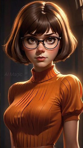 AI [Velma Dinkley] - Scooby-Doo - Ai Generation🔥- packt#3 #recommended #ai #aiart #velma #scoobydoo