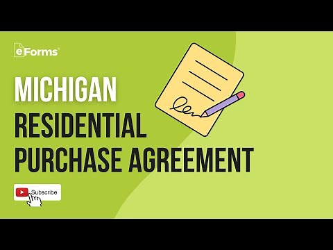 Michigan Residential Purchase Agreement - EXPLAINED