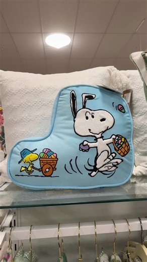 Snoopy Easter Pillows for Spring Decor