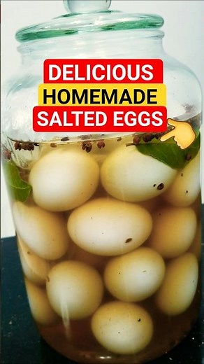 DELICIOUS HOMEMADE SALTED EGGS