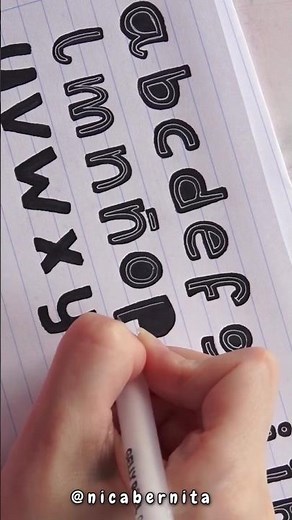 LETRAS BONITAS Y MINIMALISTAS PARA ESCRIBIR TÍTULOS Y PORTADAS 💗 #titulos #letrasbonitas #apuntes