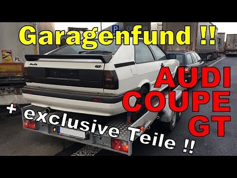 AUDI COUPE GT B2 Typ 81 Garagenfund !! + VIELE Ersatzteile !! ICH HAB IHN !!