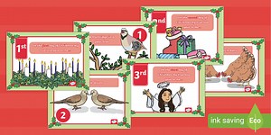 12 Days of Christmas Visual Aids