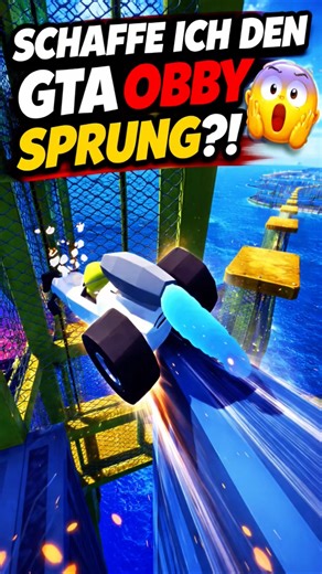 Schaffe ich den GTA OBBY SPRUNG?! 😱🚗 #shorts