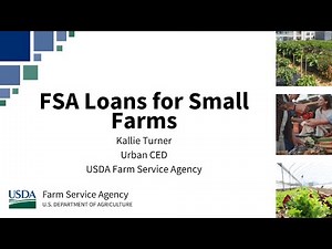 FSA Loans for Small Farms